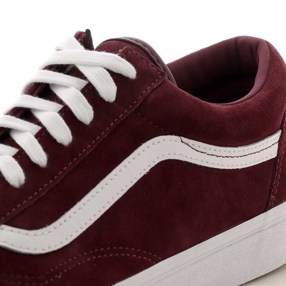 NIB Vans Old Skool Pig Suede Port Royale/True White VN0A4BV5S3N1 US Mens 11/12 - Picture 10 of 10